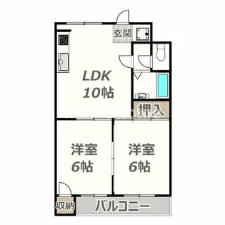 Lumiere住吉North【2階】の間取り