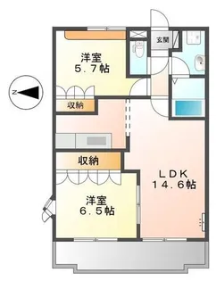 パークアヴェニュー【2階】の間取り