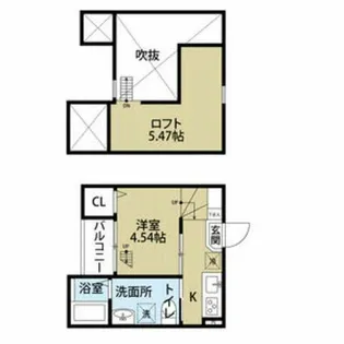 GROWTH【2階】の間取り