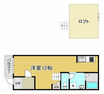 フォレスト山崎(FOREST山崎)【3階】の間取り