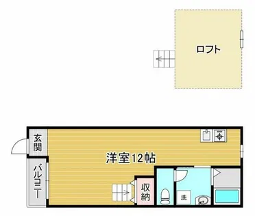 フォレスト山崎(FOREST山崎)【3階】の間取り