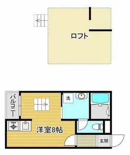 フォレスト山崎(FOREST山崎)【103号室】の間取り