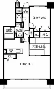 ポレスタ-一宮ステ-ションレジデンス1203号室【1203号室】の間取り