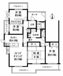 泉北御池台第3住宅1棟【1階】の間取り