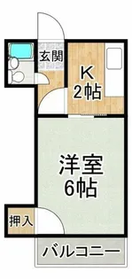 ハピネス狭山【1階】の間取り