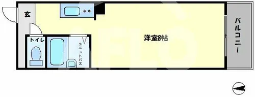 サンウィング南森町【5階】の間取り