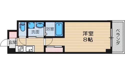トレエッセ茨木【3階】の間取り