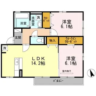 Espoir【2階】の間取り