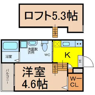 ソフィア道徳【1階】の間取り