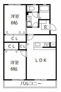 曰佐ビル【2階】の間取り