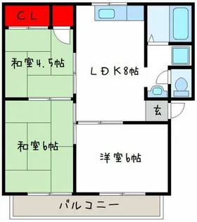 プチシャンテ【103号室】の間取り