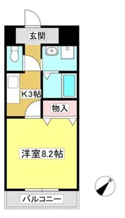ジュネス御堂坂 A棟【1階】の間取り