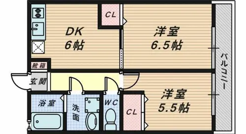 メイコーハイツ【2階】の間取り
