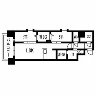 Draw上本町【4階】の間取り
