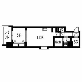 Draw上本町【4階】の間取り