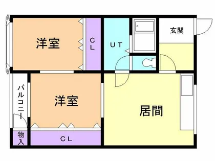 プレステージ【203号室】の間取り