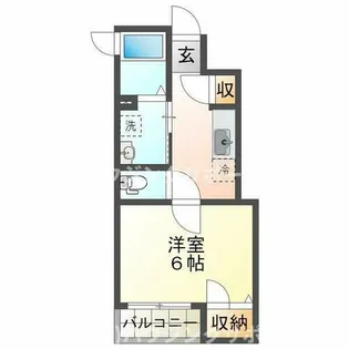 マイム【1階】の間取り
