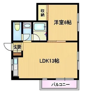 大阪府大阪市旭区中宮5丁目【マンション】の間取り