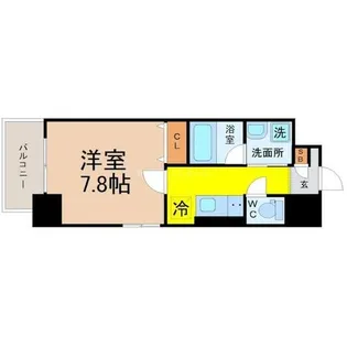 シェリール東桜【8階】の間取り