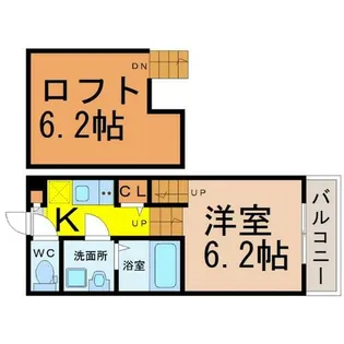 ウェルストン車道【2階】の間取り