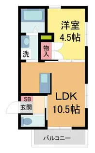 Maison Le Soleil【101号室】の間取り