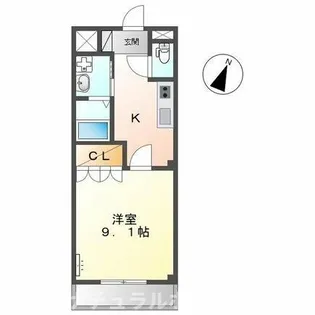 グランシャリオ一色【2階】の間取り