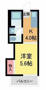ビラ・グリーン・ヒル【201号室】の間取り