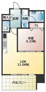 プレジオ荒本新町【8階】の間取り