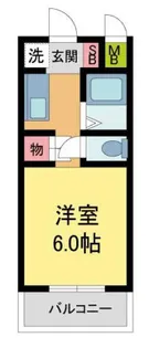 キングガーデン【204号室】の間取り