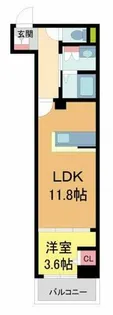 シャーメゾンAーZ【2階】の間取り