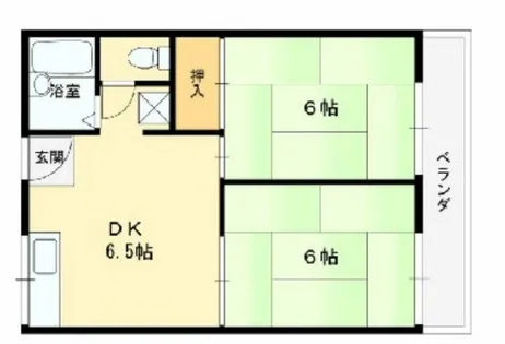 大阪府松原市新堂3丁目【アパート】の間取り