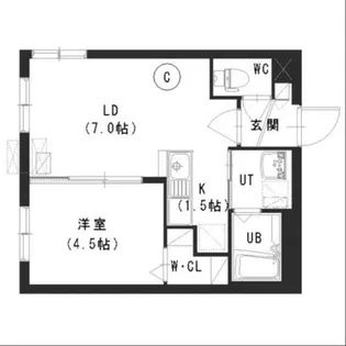 ル・ヌアージュ平岸【3階】の間取り