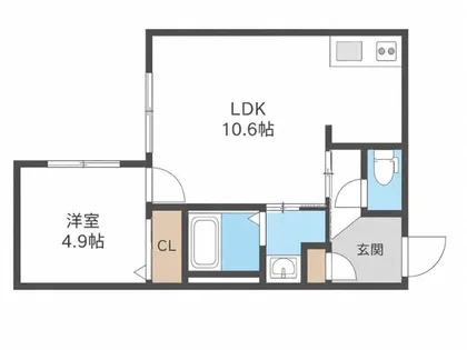 B bloom 14【4階】の間取り
