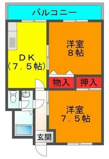 ヴィラナリー柳町【3階】の間取り