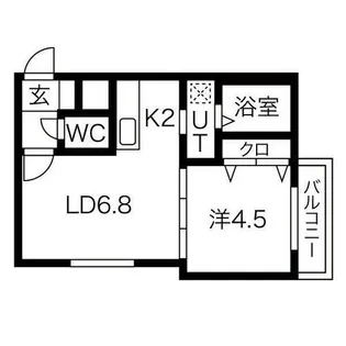 シェリールブリエ【4階】の間取り