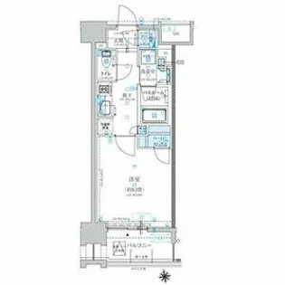 オープンレジデンシア今池【2階】の間取り