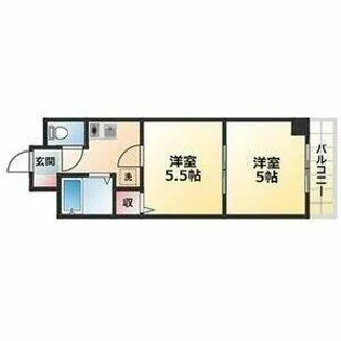 リアライズ栄Ⅱ【401号室】の間取り