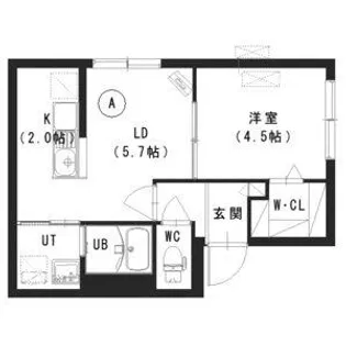 A2 南平岸【1階】の間取り