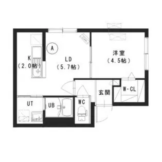 A2 南平岸【2階】の間取り