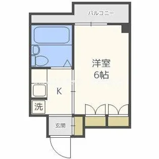 グリーンハイツ今津【4階】の間取り