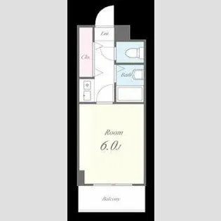 サンユタカマンション【6階】の間取り