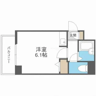 サンユタカマンション【5階】の間取り