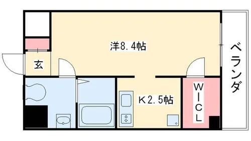 リベール名駅南【9階】の間取り