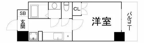 大阪府大阪市西区立売堀6丁目【マンション】の間取り