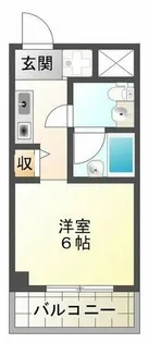 パラディッソコート【2階】の間取り