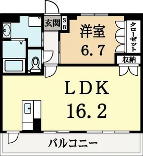 グリーンヒルⅠ【1階】の間取り
