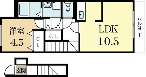 グレーシア【2階】の間取り