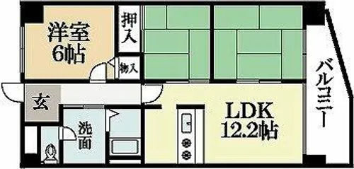 ラポート曽谷【1階】の間取り