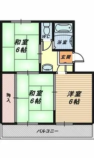 第二末広ハイツ【1階】の間取り