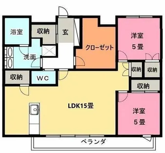 MOTHER(緑区長根町)【2階】の間取り